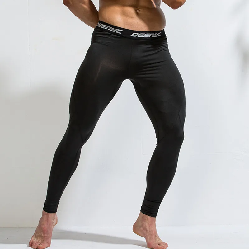 PRO Fitness Running Tights Leggings Men Compression Pants Gym Man Sportswear Yoga Workout Legging Basketball Tracksuit XU | Спорт и