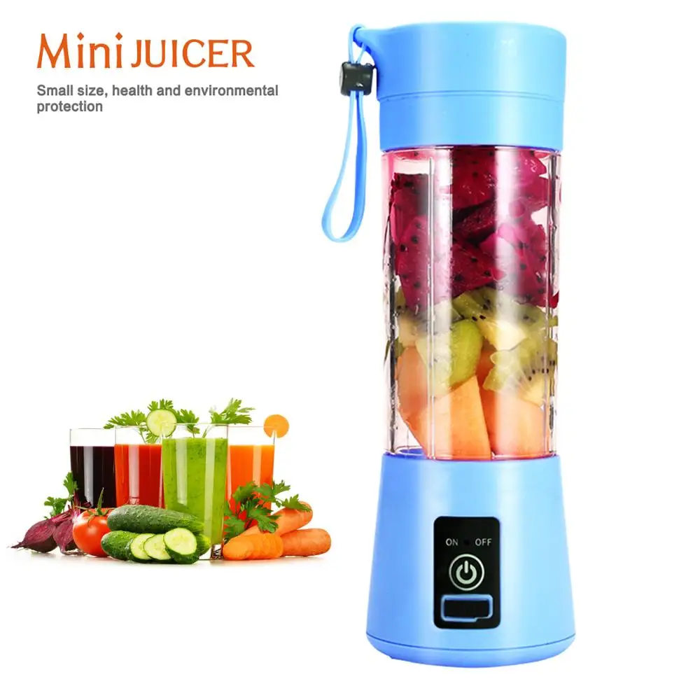 Портативный размер USB электрическая соковыжималка для фруктов ручная смузи
