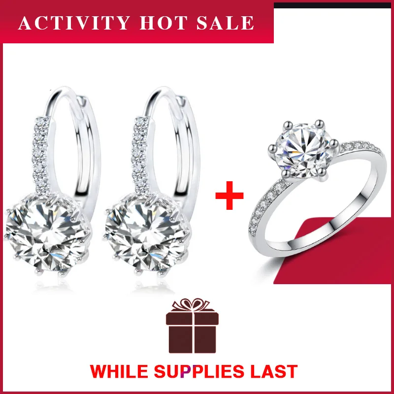 VCORM New Fashion 7 Colors AAA CZ Element Dangle Drop Earrings 2019 For Women Wedding Party Crystal Jewelry Buy 1 Get | Украшения и