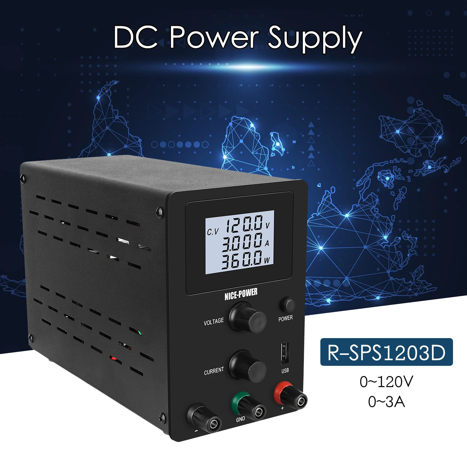 Digital Voltage-stabilized Source DC Regulated Power Supply Switching Stabilized Voltage Adjustable Output Current | Обустройство