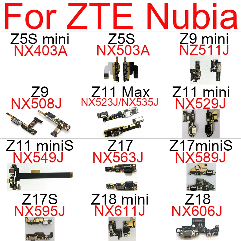 Зарядное устройство Usb для ZTE Nubia Z5S Z9 Z11 Z17 Z17S Z18 Max mini miniS NX529J NX549J NX563J NX589J NX595J NX611J NX606J |