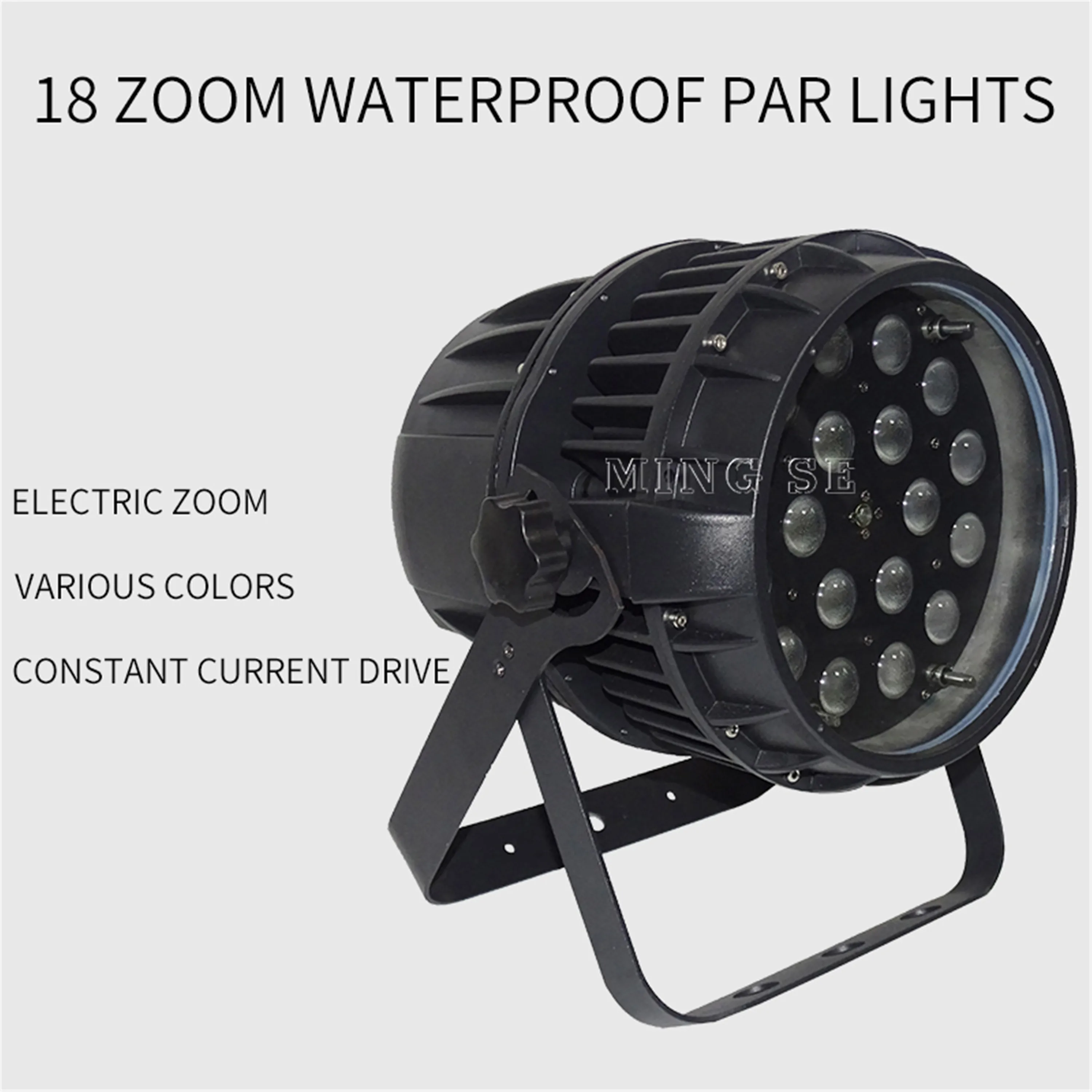 IP65 Водонепроницаемый светодиодный светильник Zoom Par Светильник 18x12W RGBW 4 в 1 DJ диско