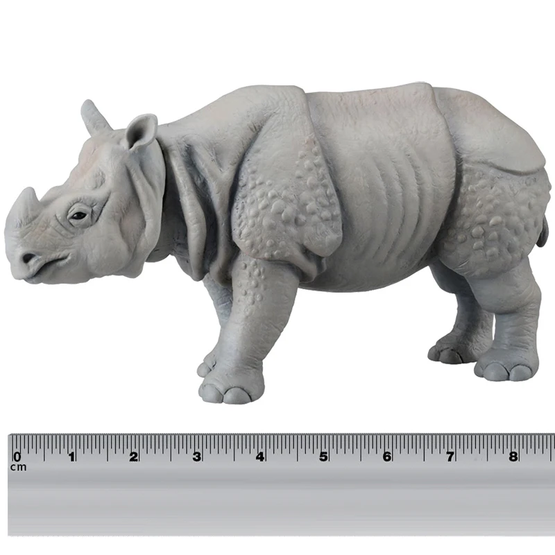 Takara Tomy ANIA Animal Advanture AS 18 дикие индийские носороги 8 см ABS фигурки Детские