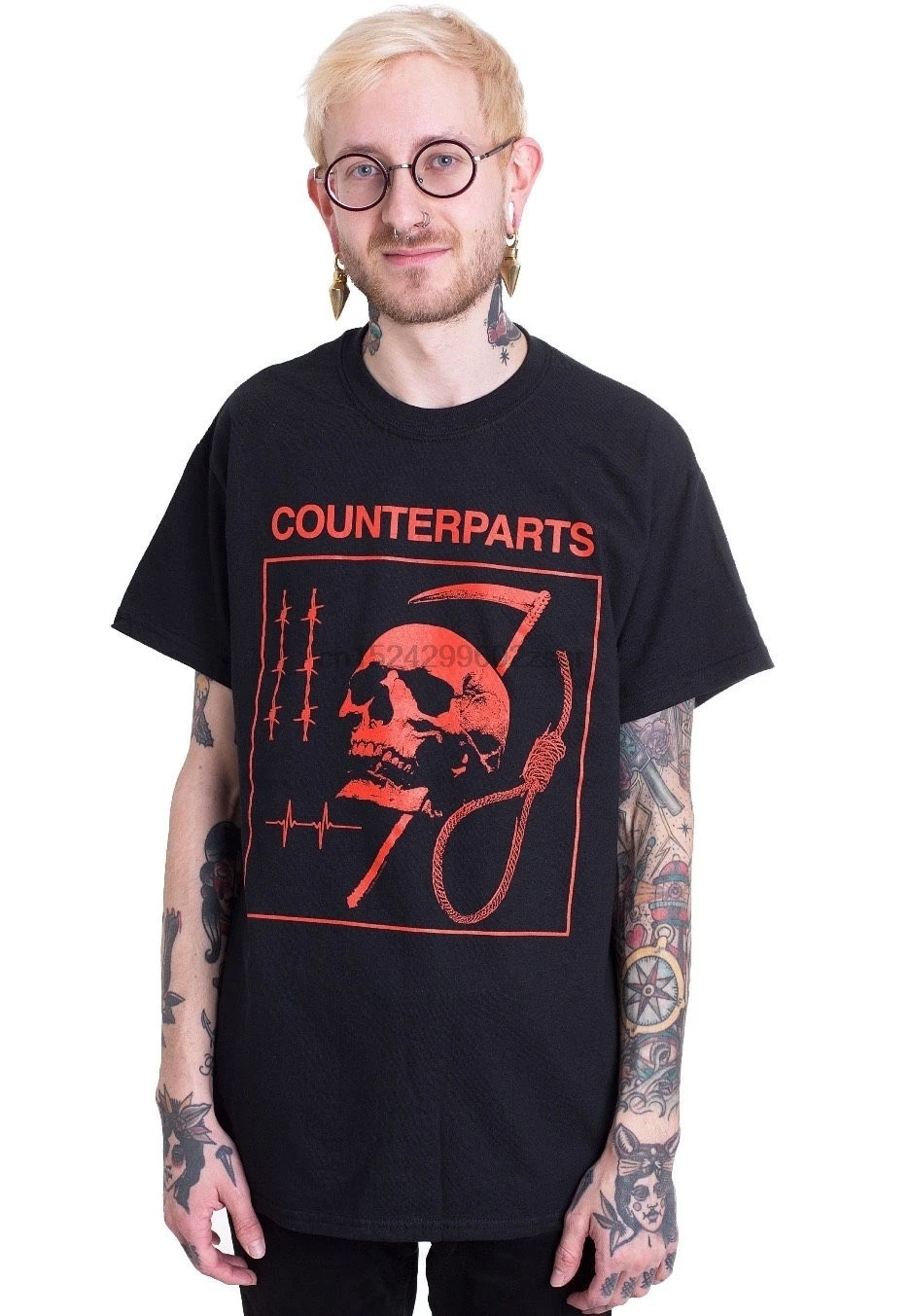 

Counterparts - Skull Noose - T-Shirt