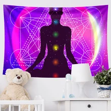 Mandala decoração da parede meditação tapeçaria trippy estética bruxaria tapete pano de parede praia cobertor boho decoração para casa (2)