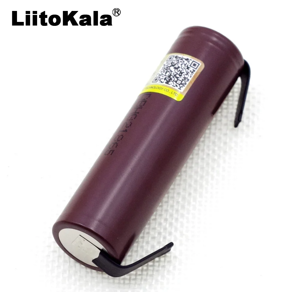 

6PCS Liitokala new HG2 18650 3000mAh battery 18650HG2 3.6V discharge 20A, dedicated For hg2 batteries + DIY Nickel