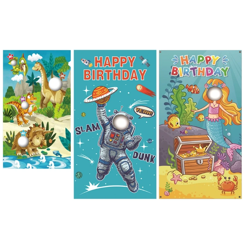 

Портативный Складной Игровой набор с 3 отверстиями, с 3 песочными сумками, чехол для переноски, накидка, игра для детей и взрослых, кемпинг, пу...