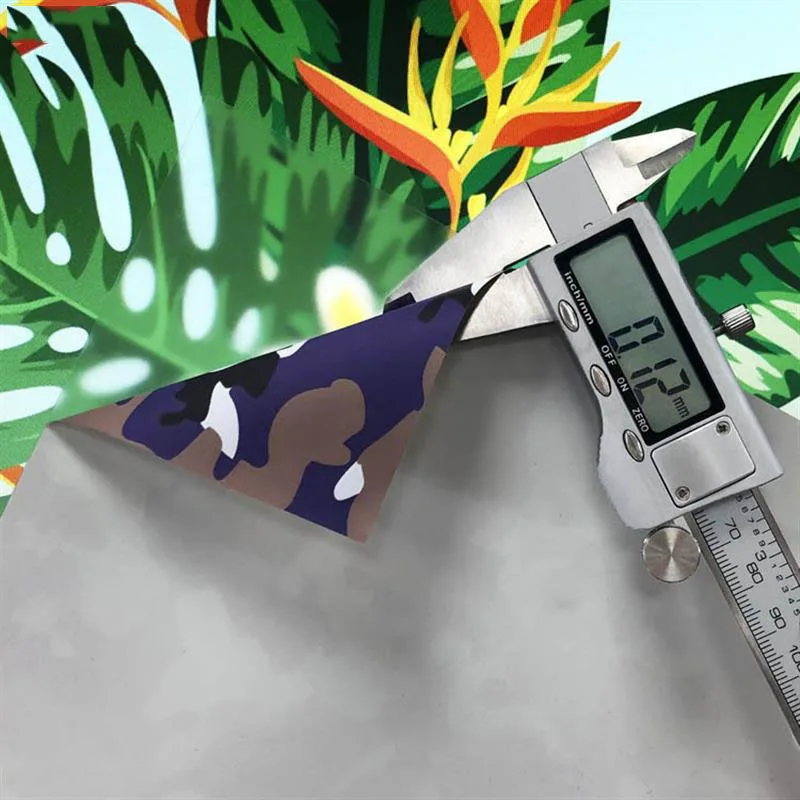 25 см * полиуретановая теплопередающая виниловая пленка стрейч камуфляжная резка