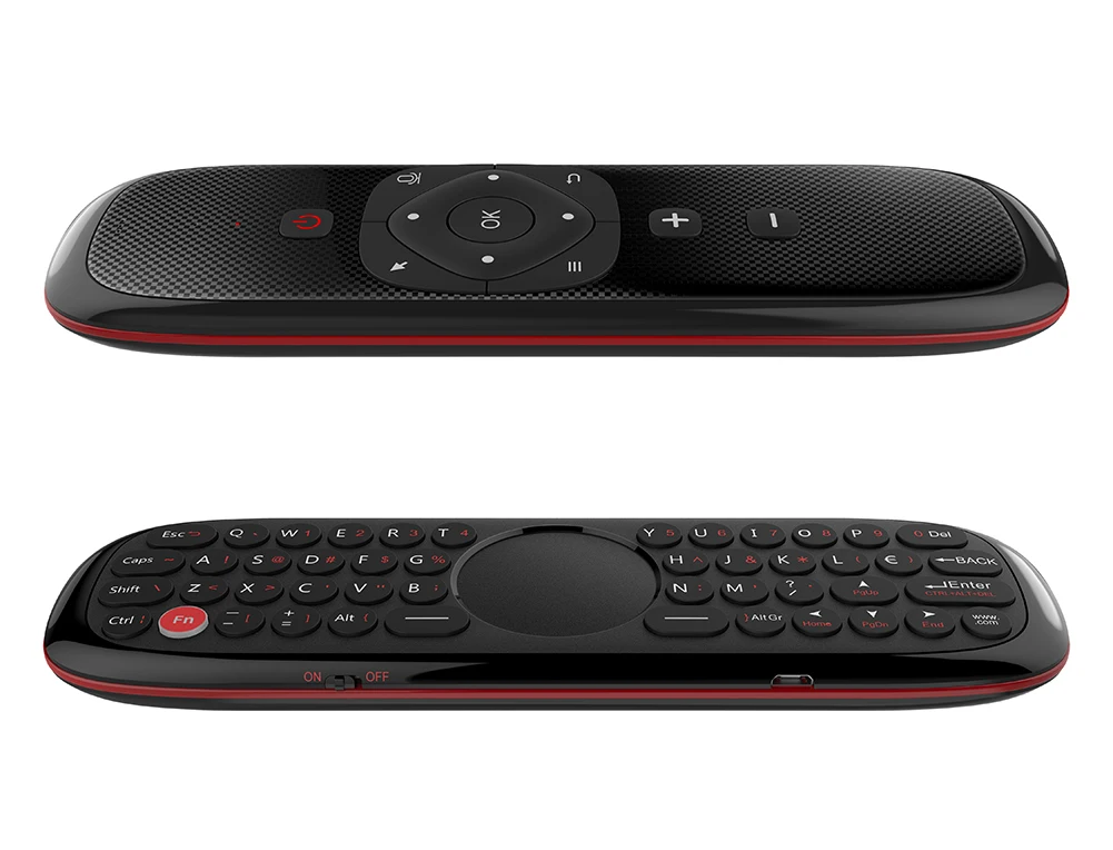 W2 Fly Air mouse голосовой пульт дистанционного управления микрофон 2,4G Беспроводная мини клавиатура гироскоп для Smart Android tv box Projecter pk mx3