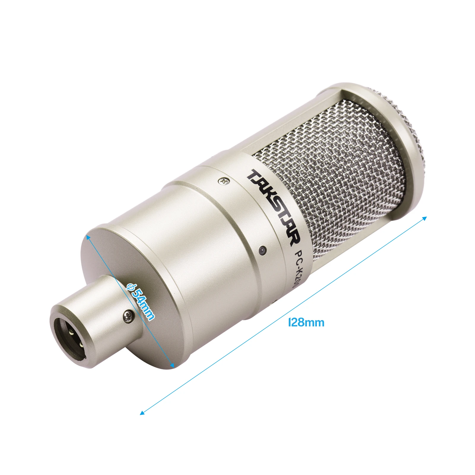 TAKSTAR PC-K200 Cardioid-directional Condenser Recording Microphone Metal Structure Wide Frequency Response with Shock Mount | Спорт и
