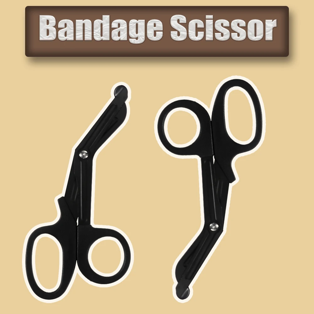 

Survive Paramedic Medical Rescue Scissor Trauma Gauze IFAK Emergency First Aid Shear Outdoor Utility Camp bandage Scissor