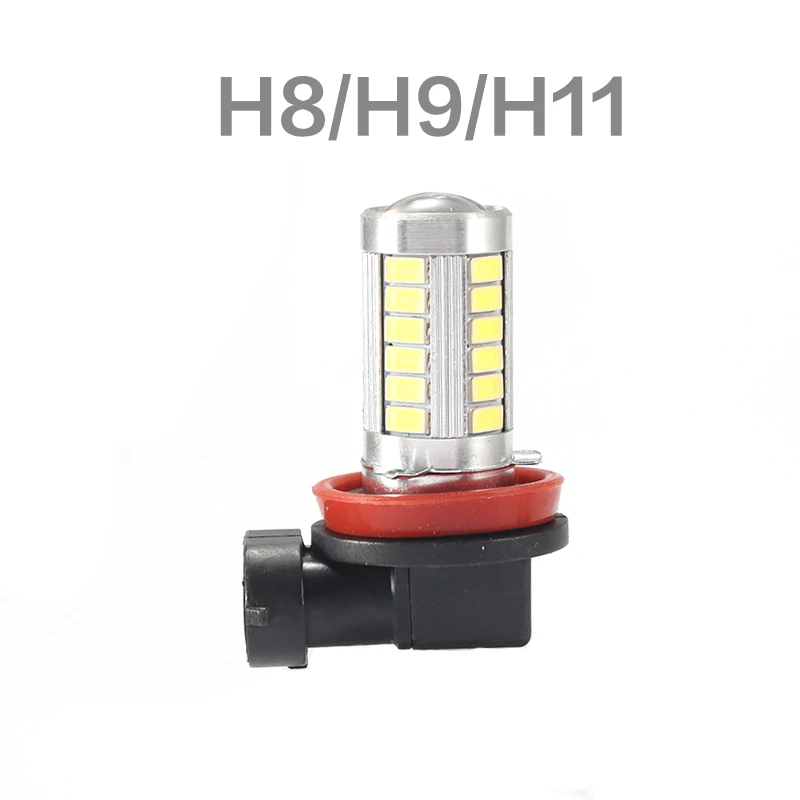 1 шт. Автомобильная противотуманная фара P21W H4 H7 H8 H11 H10 H16(jp) 9005 hb3 9006 hb4 1156 33SMD