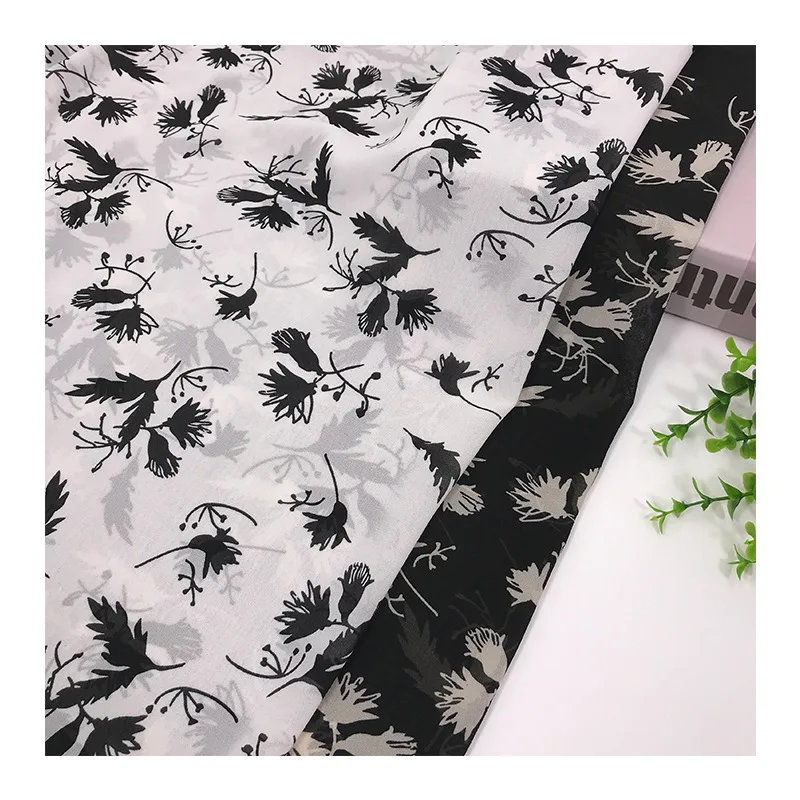 100% полиэстер ткань флизелин шифон с рисунком Набор сделай сам DIY текстильная