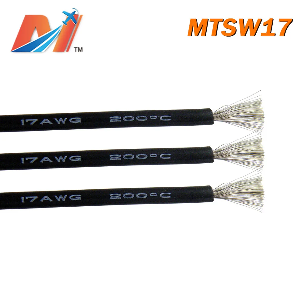 Распродажа силиконовых проводов Maytech AWG17 черного цвета (1 метр)|Силовая установка|