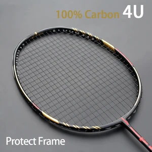 Ракетка для бадминтона T700 из углеродного волокна S9 4U 82 г