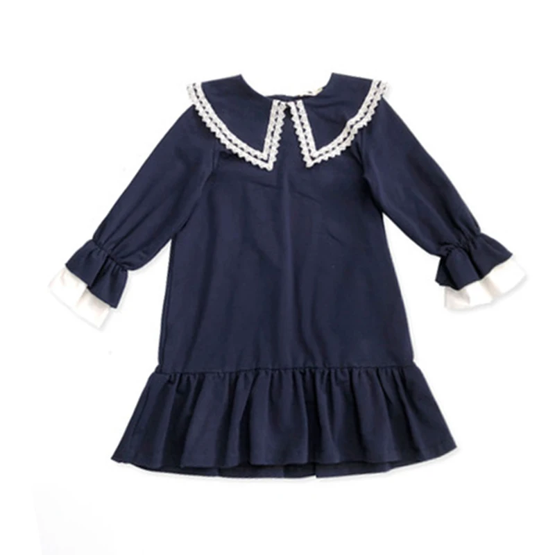 Осеннее платье с бахромой для маленьких девочек зимнее теплое принцессы больших