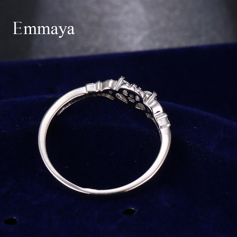 Женское кольцо в форме сердца Emmaya ювелирное изделие романтическом стиле с