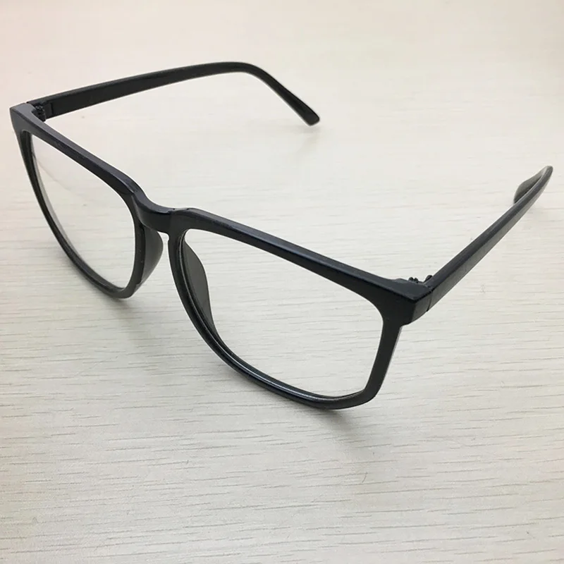 C1 bright black TinffGan, большая оправа для очков,, женские большие оправы для очков, мужские оправы для очков, pc, очки, черные очки, oculos de grau - Цвет оправы: C1 bright black