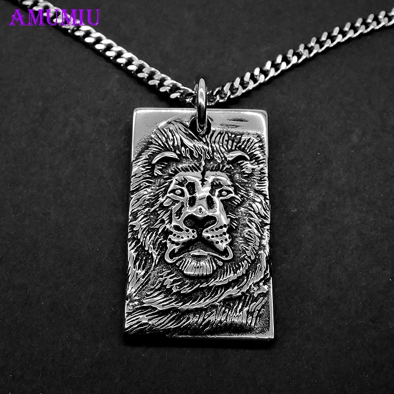 Цепь AMUMIU в стиле хип хоп для мужчин и женщин винтажная цепь со стальным корпусом