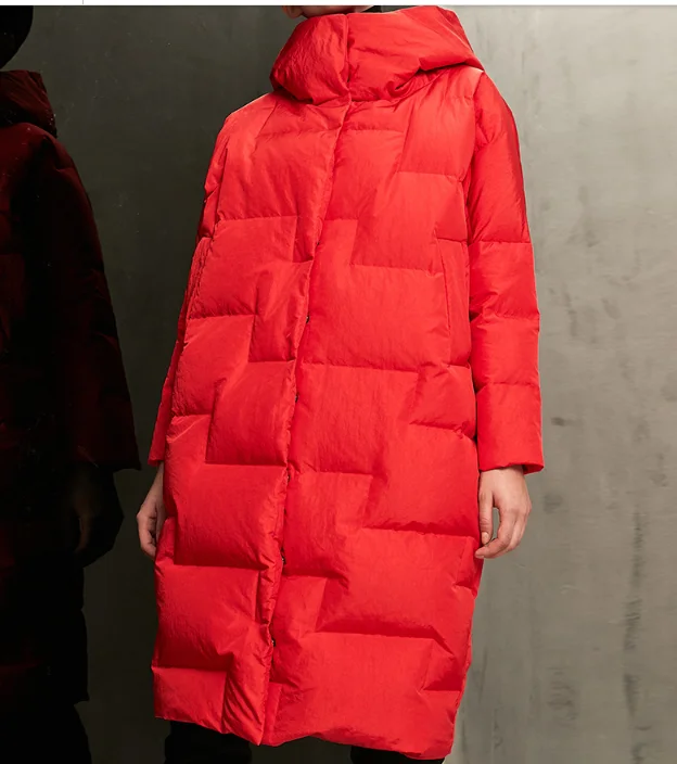 

Cocoon Women Thick Duck Down Coat Women Winter Down Jacket Hooded Winter Women Down Coat Any Size