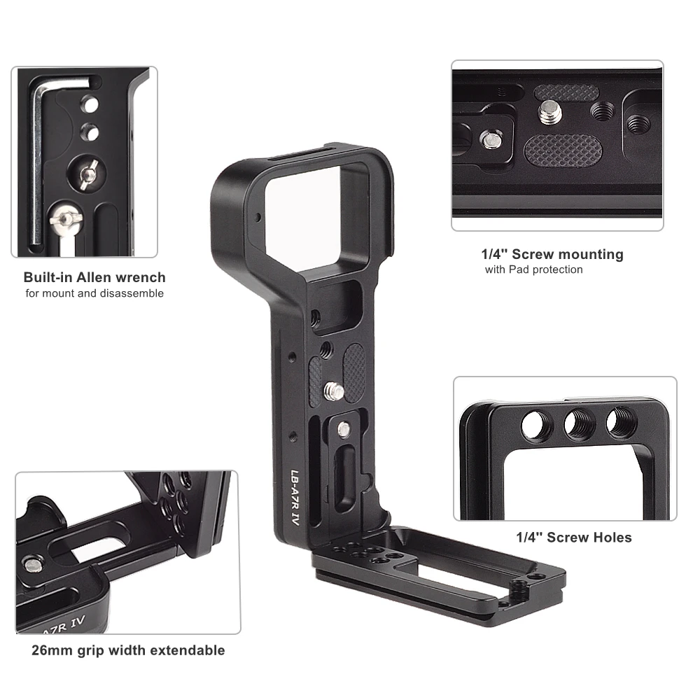Выдвижная пластина A74 для Sony a7 R IV A7R4 быстроразъемная L тип кронштейн