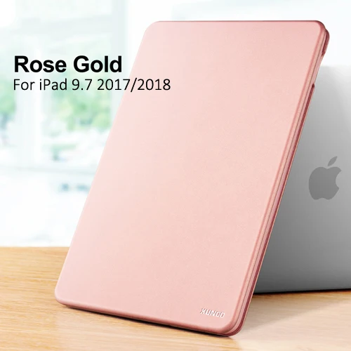 Для iPad Pro 10,5 флип-чехол Xundd роскошный противоударный чехол из искусственной кожи для iPad 9,7 / iPad Mini 4 чехол-кошелек - Цвет: Rose Gold-iPad 9.7