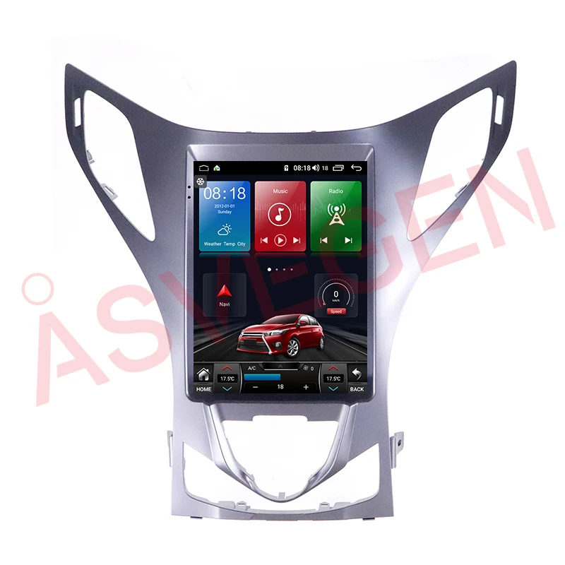 Автомобильный мультимедийный плеер на Android 10 для Hyundai Azera 2011 2012 стерео радио