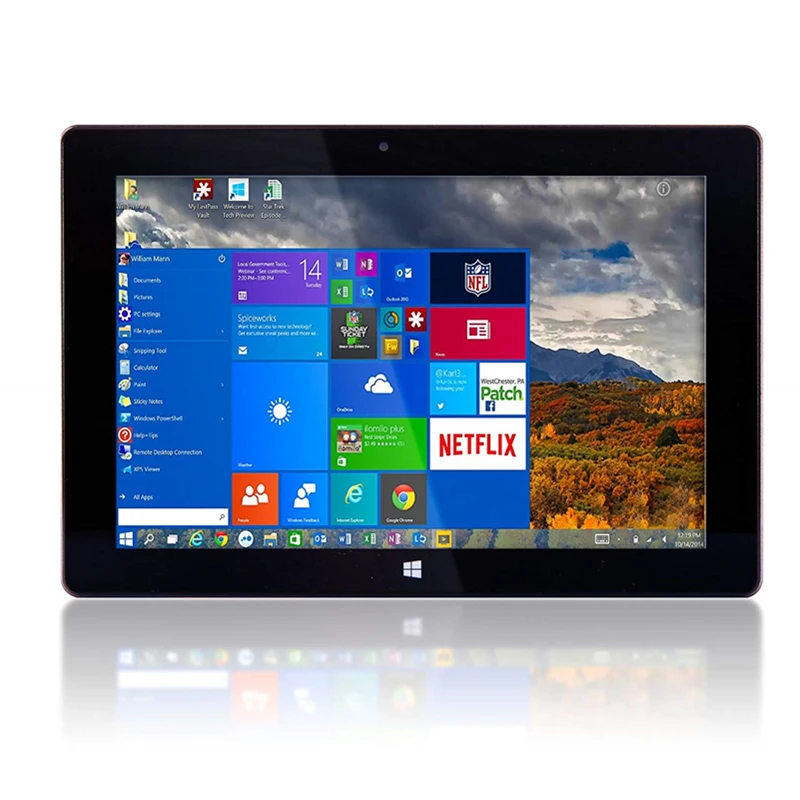 10 1 дюймовые планшеты с ОС Windows и Android 5 Intel 8350 четырехъядерный 1280*800 ips 2G ram 32G