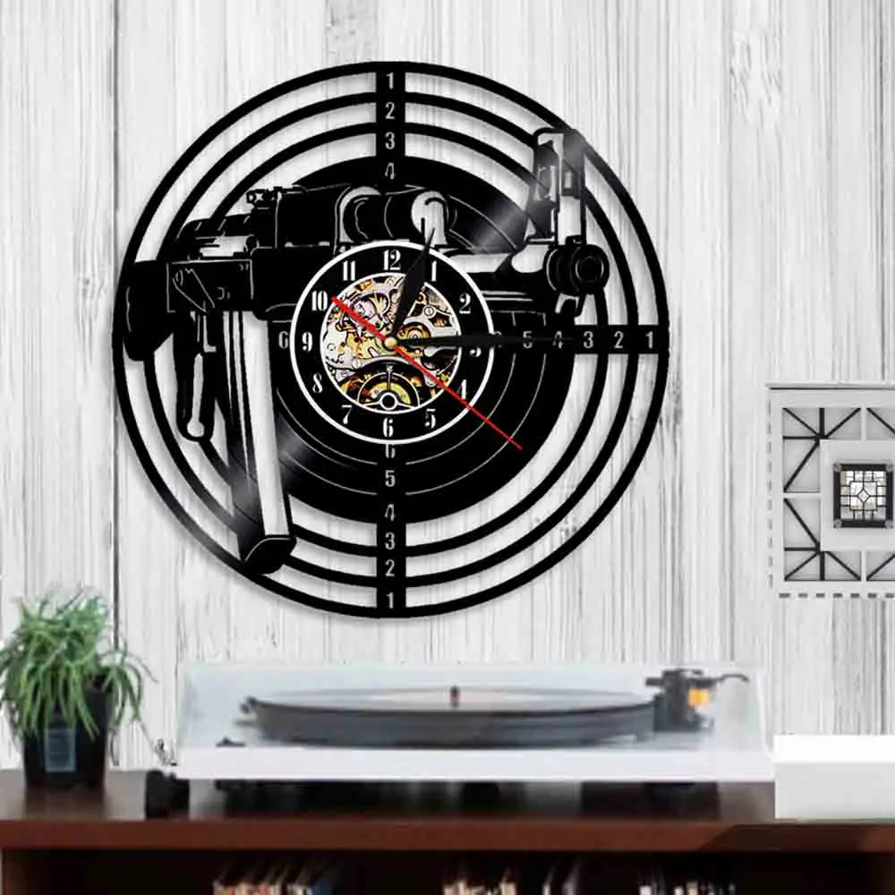 Пистолет для стрельбы армейский настенный художественный декор съемка мишень