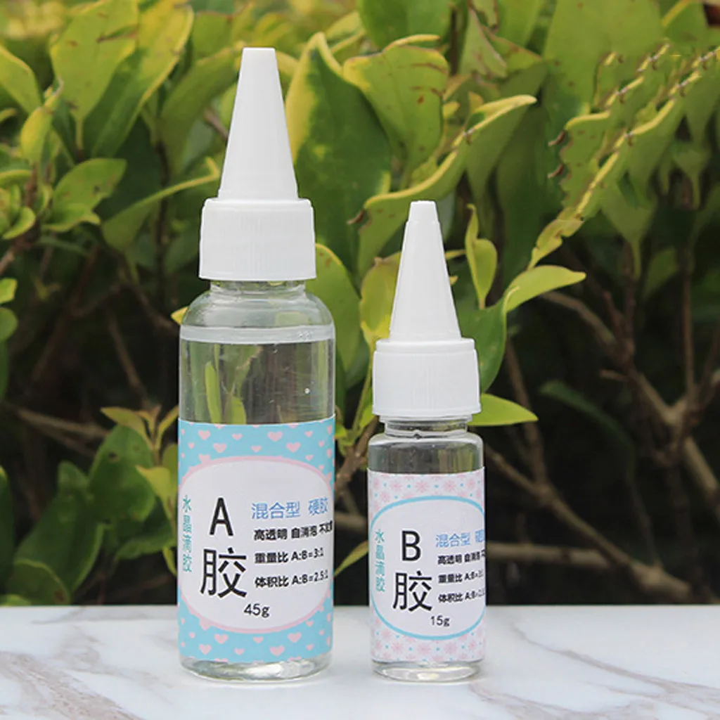 Эпоксидная смола для изготовления ювелирных изделий Смола A & B Кристальный клей