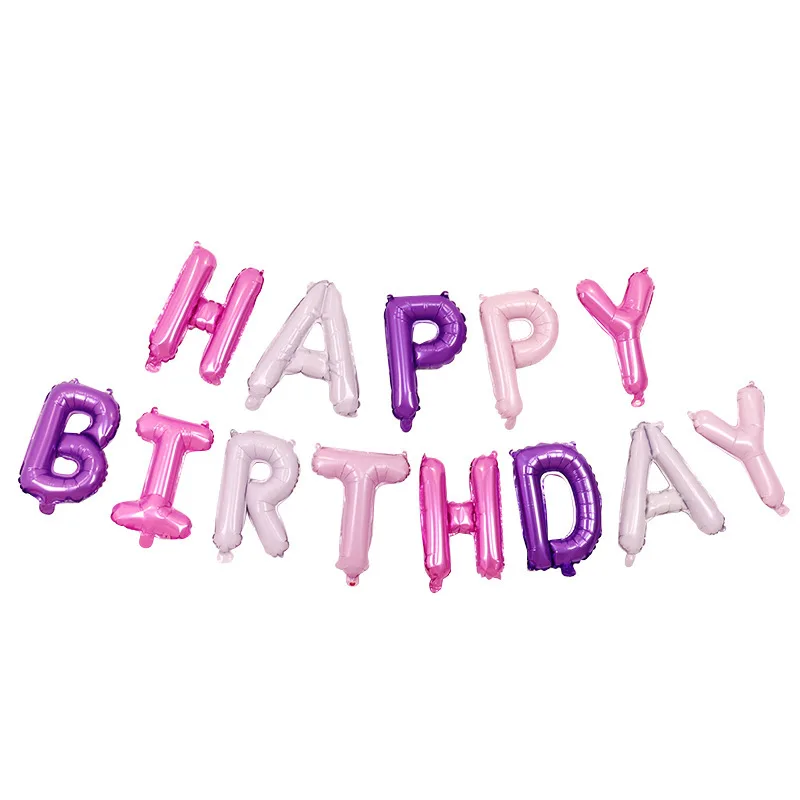 

selling 16 inch letter balloons birthday party decoration balloons birthday happy birthday balloon aluminum film