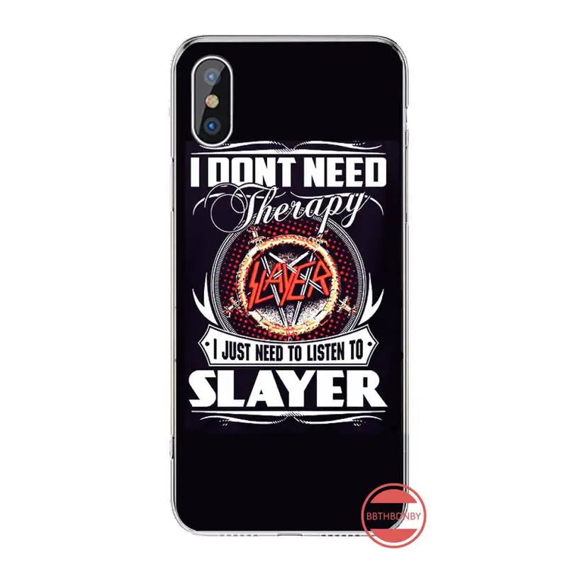 

Slayer Heavy Metal Rock Band Phone Case For iphone 12 5 5s 5c se 6 6s 7 8 plus x xs xr 11 pro max