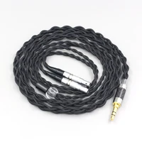 ln007447 pure 99 silver inside headphone nylon cable for ultrasone veritas jubilee 25e 15 edition ed 8ex ed15 earphone headset