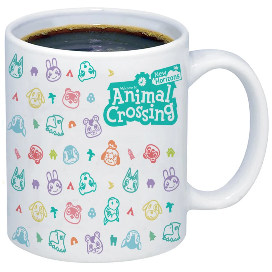 Animal Crossing New Horizons 11oz Милая Белая керамика Кофе Чай Молоко чашки кружки|Кружки| | - Фото №1