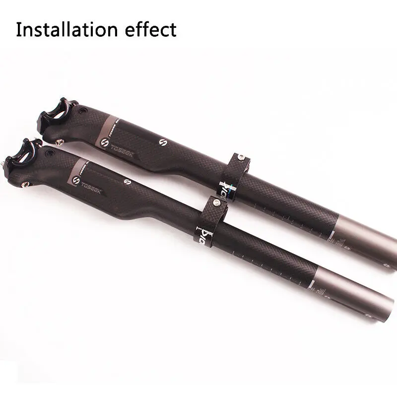 Зажим для подседельного штыря из углеродного волокна 27 2/30 4/30 8/30 9 мм | Спорт и