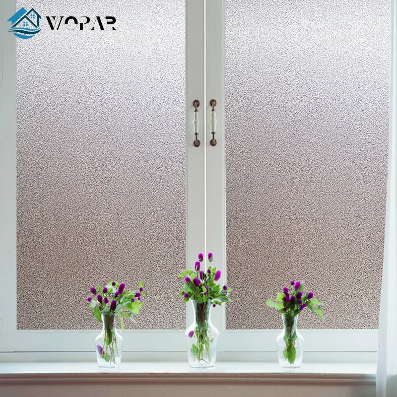 Виниловая матовая пленка на окна водонепроницаемая наклейка стекло 30/45/60 см для