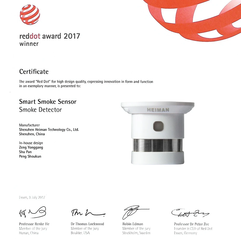 HEIMAN Zigbee пожарная сигнализация, детектор дыма, 4 шт., система умного дома, 2,4 ГГц, высокая чувствительность, датчик безопасности, датчик