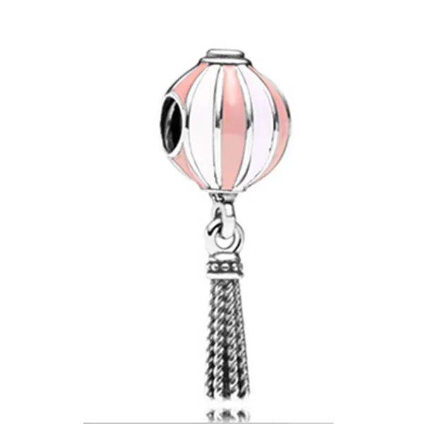 

New Fashion Charm Original Colorful Lantern Beaded Pendant Fits Original Pandora Ladies Bracelet Jewelry Gift