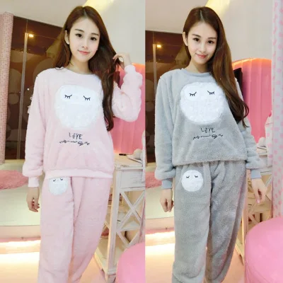 Осень и Зима японский корейский Новый прекрасный мультфильм Чистый фланелевый