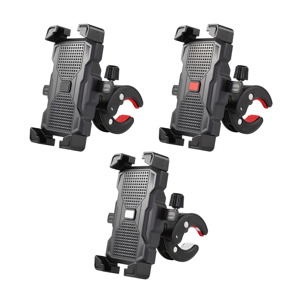 

Bicycle Motorcycle Electric Cellphone Holder Handlebar Stand Mount Bracket MTB Bike Non-Slip Adjustable Auto Lock Phone Holder