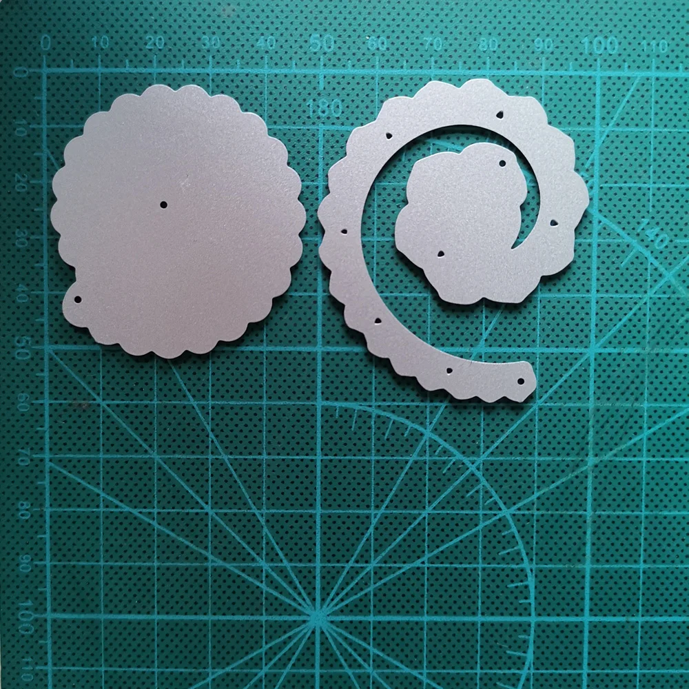 Кружева круг металла резки штампы новые Скрапбукинг DIY высечки для карт делая