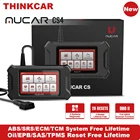 THINKCAR MUCAR CS4 OBD2 сканер ABSSRSECMTCM система сброса маслаEPBSASTPMS бессрочный бесплатный сканер для автомобиля Pk Thinkscan Plus