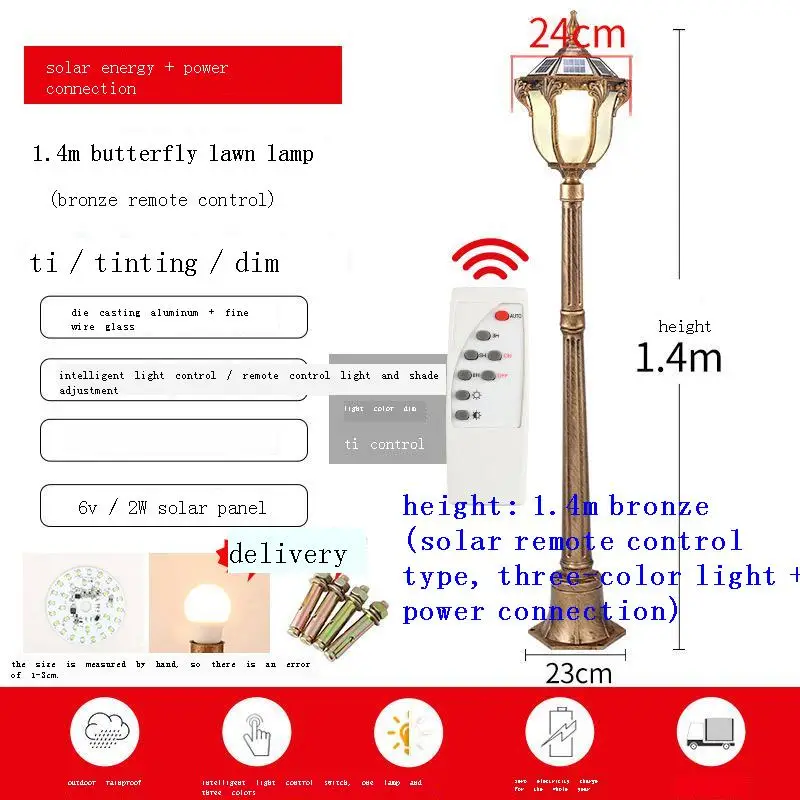 

Terraza y Lumiere Exterieur Para Lamp Luce De Tuinlamp Tuinverlichting LED Decoracion Jardin Exterior Outdoor Garden Light