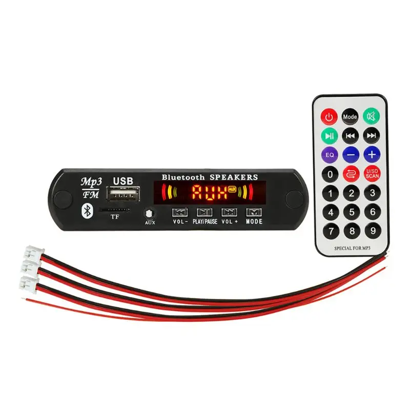 Автомобильный Bluetooth MP3 WMA FM AUX декодер плата модуль TF SD карта M5TD|ЦАП| |