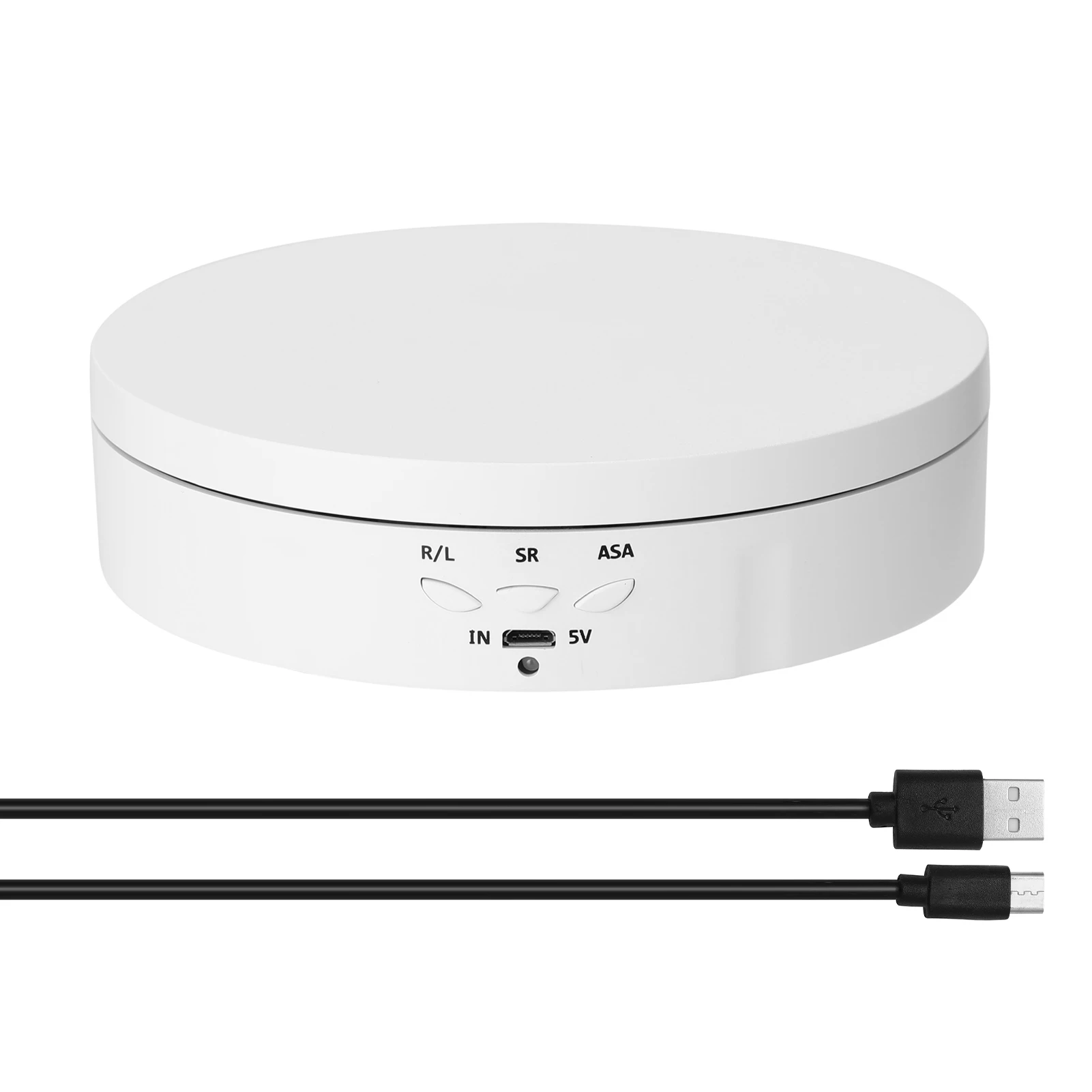 

360 Degree Electric Rotating Turntable Display Stand for Video Photography Props Speed Adjustable Display Turntable