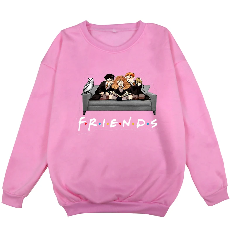 Sweater 15 Друзья ТВ-шоу с принтом О-образным вырезом Джемперы осенние с длинным рукавом О-образным вырезом толстовки для мужчин/женщин унисекс хип-хоп круглая Спортивная толстовка с воротником-стойкой - Цвет: Sweater 15