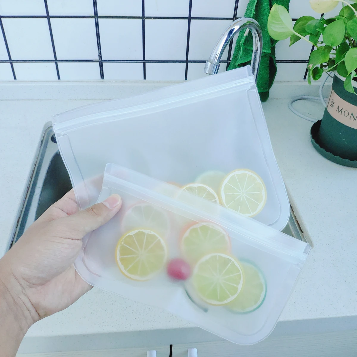 Многоразовые пищевые пакеты силиконовый Пакет для сэндвичей бекона жидких