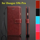 Чехол с держателем для карт для Doogee S96 Pro, кожаный чехол, защитный чехол, ретро кобура, кошелек, чехол-книжка