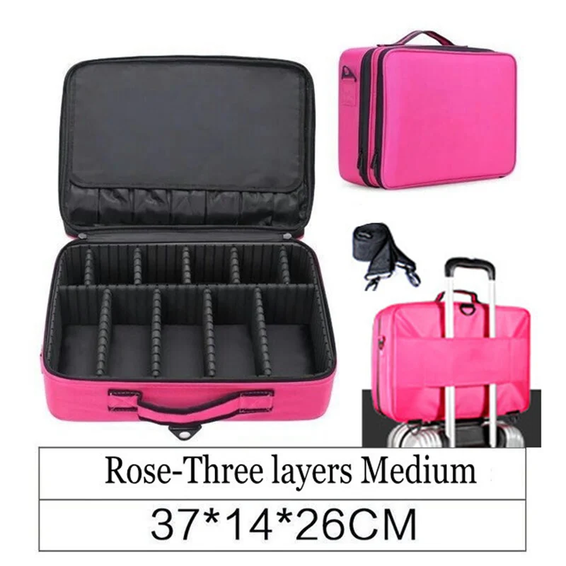 Storage bag 10 QMJHVX, визажист, аксессуары для путешествий, Профессиональная Красота, косметический чехол для косметички, Полуперманентная татуировка, ногти, Многоуровневая - Цвет: Storage bag 10