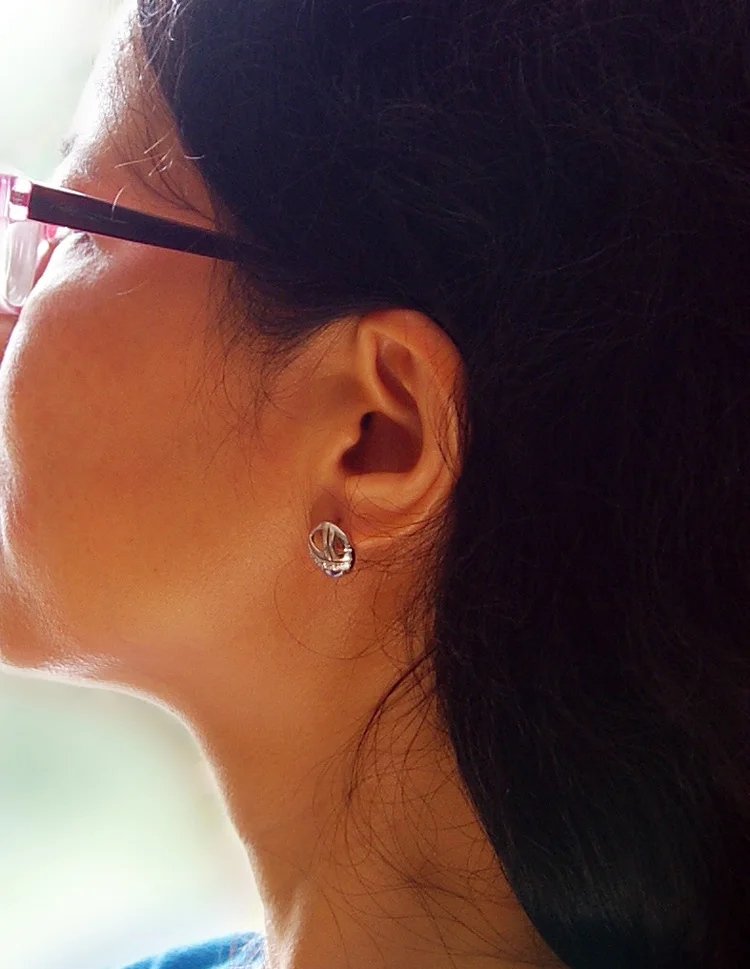 Новые модные женские Серьги Геометрические круглые серьги гвоздики